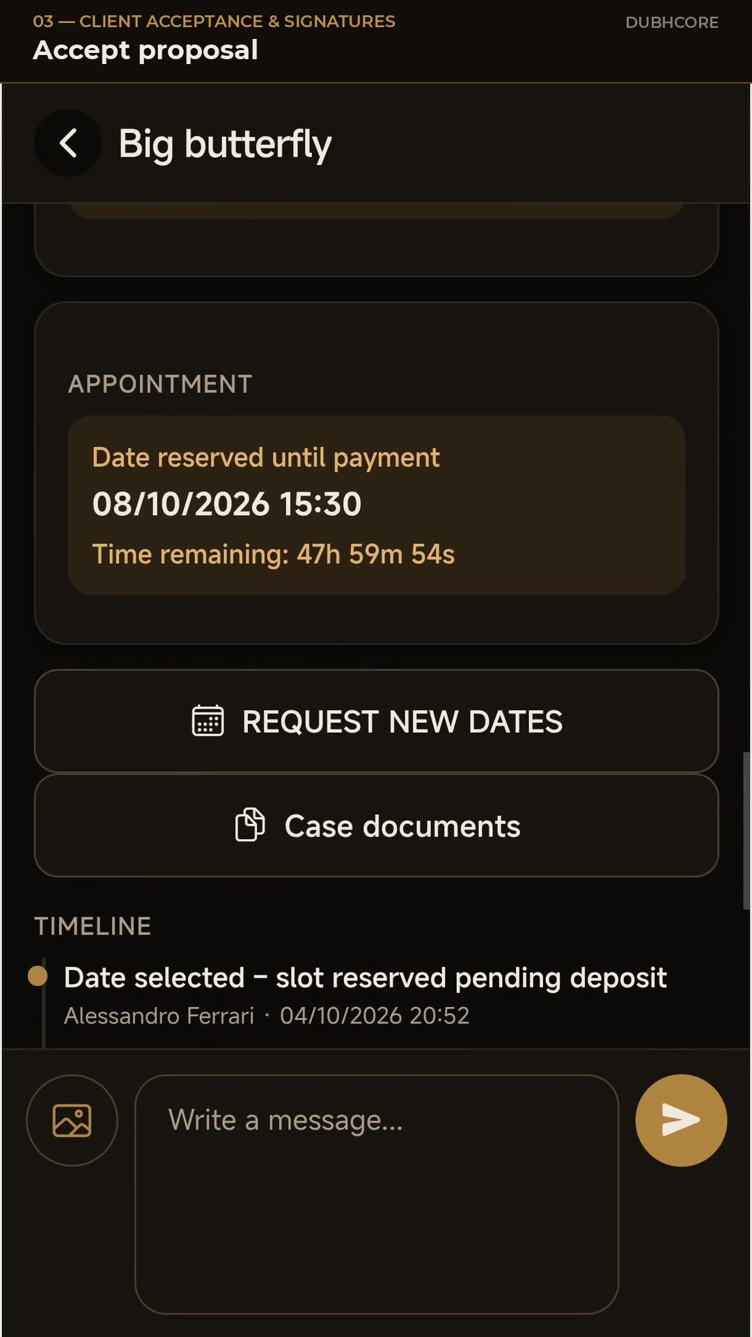 Client Acceptance & Documents
